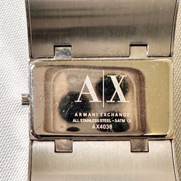 Armani Exchange Women's Wide Band Cuff Style Watch - Picture 12 of 12